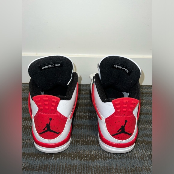 Air Jordan 4 Retro Red Cement Men US 9 DH6927-161- Preowned with Box - Picture 4 of 15
